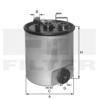 FIL FILTER zp8081fmbm -  Топливный фильтр
